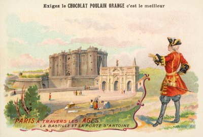 La Bastille et la Porte Saint-Antoine, Paris - French School